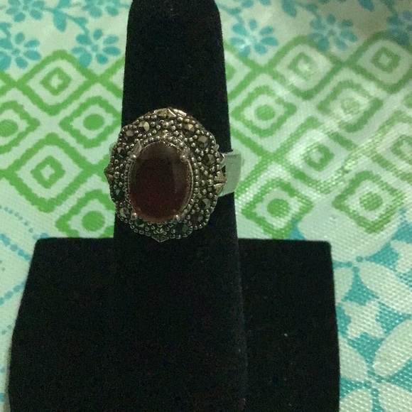 New Sterling Silver Agate gemstone Necklace Set - Picture 5 of 10